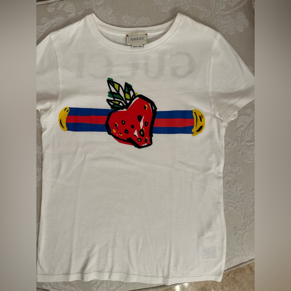 Gucci Girls Strawberry TShirt